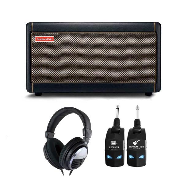 専用バッグプレゼント♪ Positive Grid ポジティブグリッド Spark 40 + LGW-01 + ヘッドホン セット ギターアンプ ベース エレアコ対応