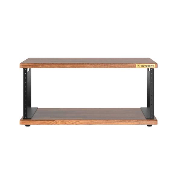 wavebone ウエーブボーン Stella Portable Rack Case 4Uサイズ Walnut (ウォルナット) ラックマウントケース