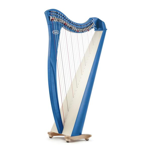 Salvi HARPS サルヴィハープ JUNO27 ジュノ 27弦 (ブルー)  リュック付属  小型 レバーハープ 竪琴