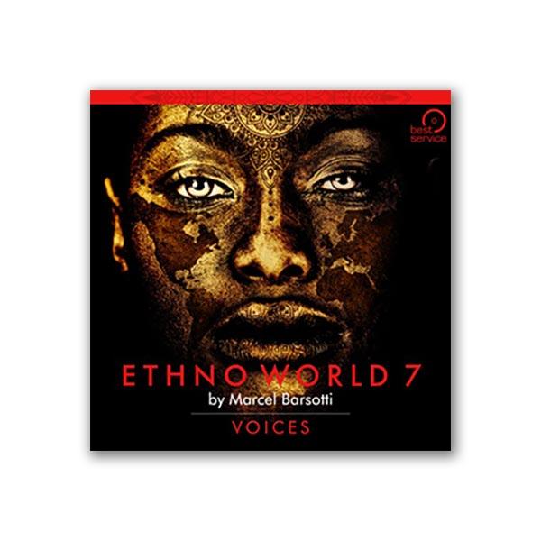 BEST SERVICE ベストサービス ETHNO WORLD 7 VOICES ソフト音源 エスニック系ボイス / ボーカル音源 C7808 メール納品 代引き不可