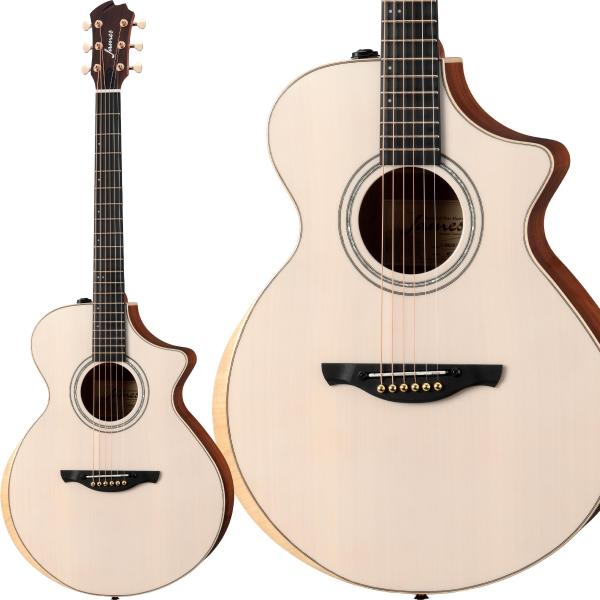 JAMES ジェームス JE40WB エレアコ　ギター　音確認済　EQ付き美品！ JAMES ジェームス JE40WB エレアコ ギター 音確認済 EQ付き美品！ 楽天
