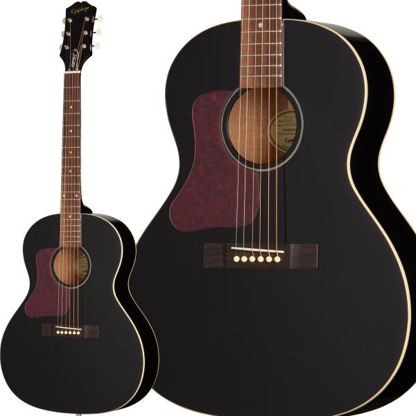 Epiphone エピフォン Blues King Studio Left-Handed Ebony エレアコ レフティモデル Fishmanピックアップ搭載 アコースティックギター