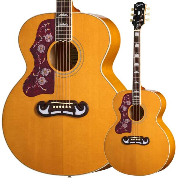 Epiphone エピフォン J-200 Studio Left-Handed Natural アコースティックギター エレアコ ナチュラル レフトハンド レフティ 左利き用 EASJ2ANNH1L