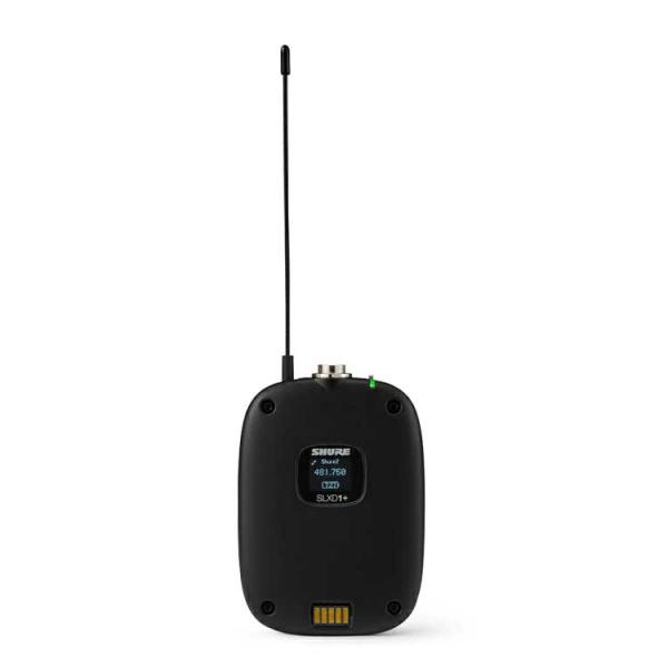 SHURE シュア SLX-D1+ ボディーパック型送信機 ワイヤレスシステム SLXD+シリーズ SLXD1+=-JB