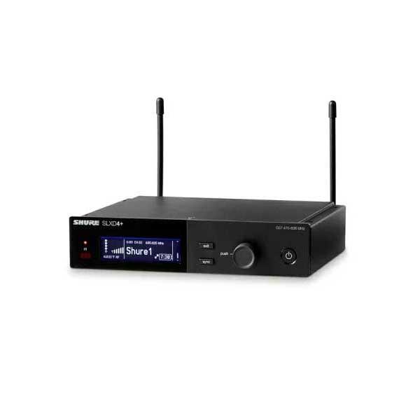 SHURE シュア SLX-D+ シングル受信機 ワイヤレスシステム SLXD+シリーズ SLXD4+J=-JB