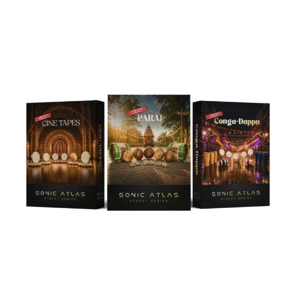 Pitch Innovations ピッチイノベーションズ Sonic Atlas Tapes of India Bundle (3-Packs) メール納品 代引き不可