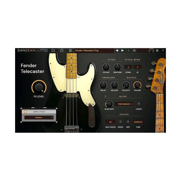 Tracktion トラクション Dan Dean Essential Bass ソフト音源 エレキベース音源 メール納品 代引き不可