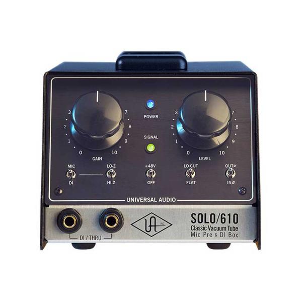 UNIVERSAL AUDIO ユニバーサルオーディオ SOLO/610 Classic Tube Preamplifier and DI Box チューブマイクプリアンプ