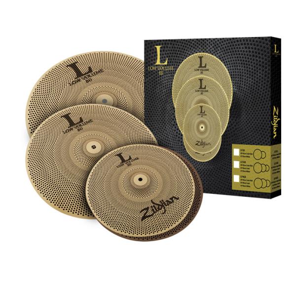 Zildjian ジルジャン L80 14HH/16C/18CRセット LV468 ローボリュームシンバルセット Low-Volume 70-80%音量ダウン