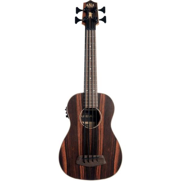 KALA カラ UBASS-EBY-FS20_06 ウクレレベース STRIPED EBONY ACOUSTIC-ELECTRIC U BASS