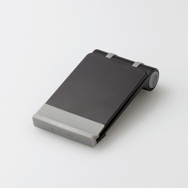 ELECOM エレコム P-DSCMPBK ブラック スマホ用スタンド コンパクト
