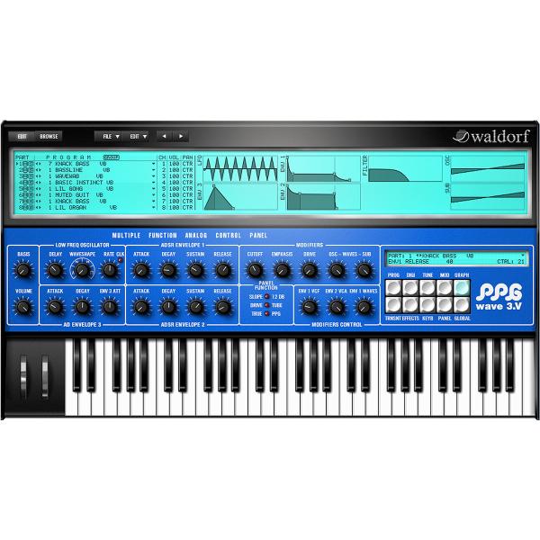 Waldorf ウォルドルフ PPG Wave3.v ウェーブテーブル・シンセサイザー ソフトウェア メール納品 代引き不可