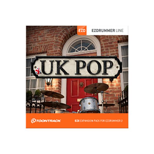 『EZX UK POP』は、世界的に様々な音楽シーンに影響を与え続けている、ブリティッシュ（UK）・ポップスシーンをフィーチャーしたEZX拡張ドラム音源です。本作は、「Adele」「James Morrison」「Ronan Keating...