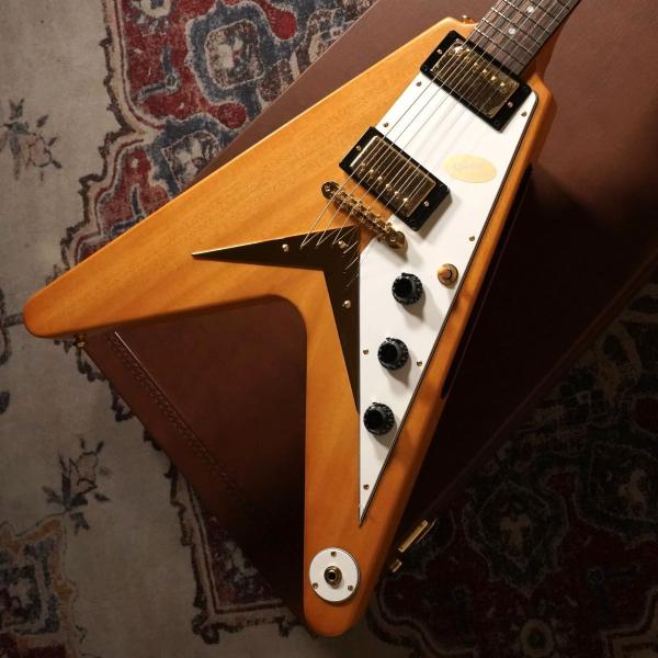 値下げ！ EPIPHONE リミテッド 1958 Korina Flying V Epiphone Limited Edition '58 Korina Flying V Reissue