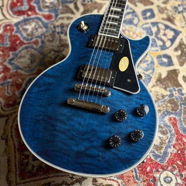 Epiphone（エピフォン） Les Paul Custom Quilt Viper Blue (バイパー