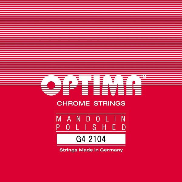 オプティマ 〔マンドリン弦といえばコレ〕 OPTIMA G4 No.2104 RED