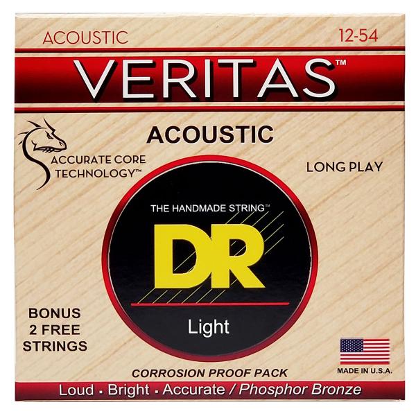 他サイト： DR ディーアール VERITAS VTA-12 Light 012‐054 アコースティックギター フォスファーブロンズ弦ディーアール ヴェリタスの商品画像