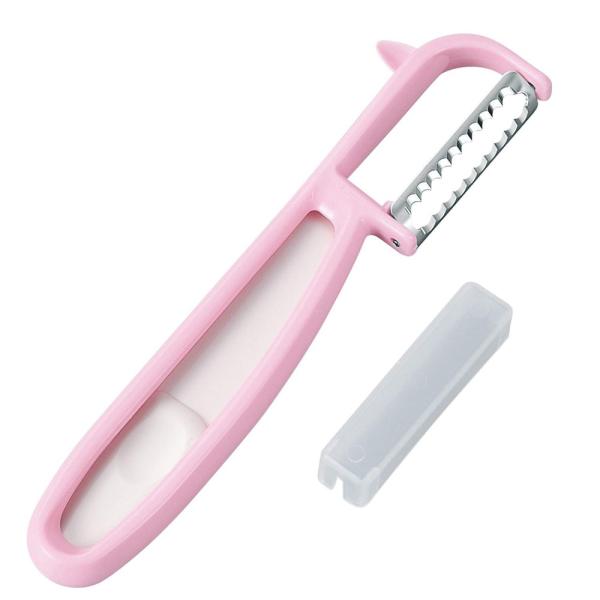 下村工業 日本製 味わい食房 ももトマトピーラー AMP-703 新潟 燕三条製, ピンク