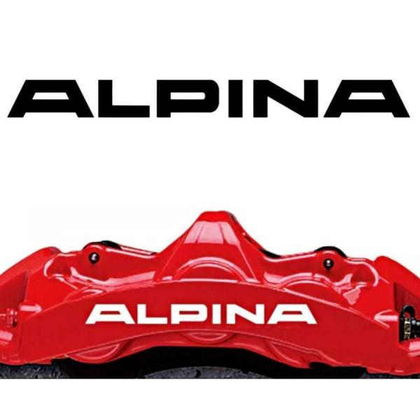 ★激レア★BMW ALPINA★カスタム 耐熱デカール ステッカー ☆ ブレーキキャリパー / カバー ドレスアップ D3 B3 D4 D5 XD3 XD4