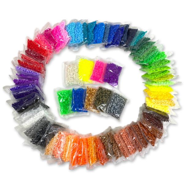 ★特選一連★本日のNEW一連☆虹色光沢【アバロニ(アバロン)シェルビーズ連】❤️ 単色 アイロンアートビーズ 選べるタイプ 21〜40 72色 20色ページ 1000