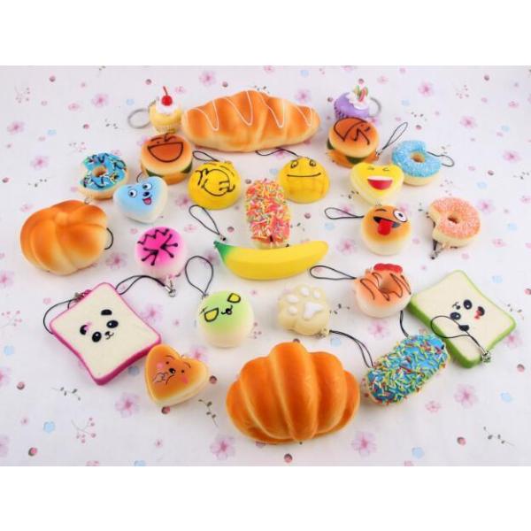 スクイーズ 20個セット ランダムミックス ぷにぷに 低反発 かわい