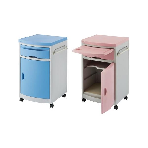 収納天板有効サイズ：480×250mm材質：本体・天板・引出し・補助天板／ABS樹脂キャスター：φ50mmプラスチック製（ストッパーなし）収納式天板耐荷重：5kg重量：約12kg色：ピンク幅×奥行×高さ（mm）：480×480×760（キャ...