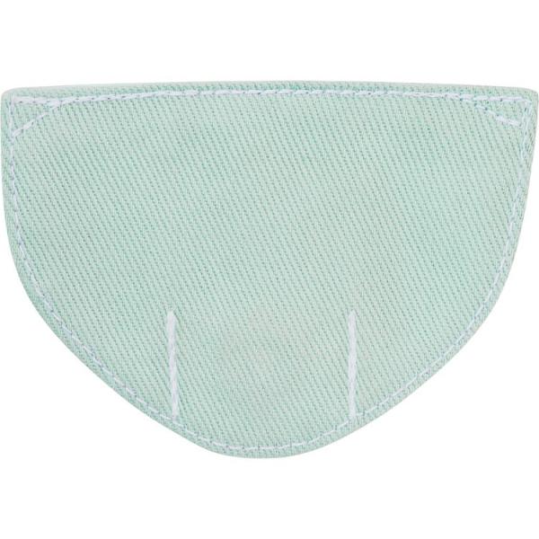 ●素材／表地：綿100％、裏地：ポリエステル65％・綿35％、面ファスナー（マジック式）：ナイロン100％●生産国／フィリピン、中国●ケース入数（ケース購入時）/100・表からホックが見えません。