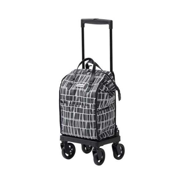 ●サイズ／幅23.5×奥行35×高さ68〜84（5段階／4cm）cm●車輪サイズ／前輪10×後輪10cm●重さ／2.4kg●材質／フレーム：アルミ、バッグ：（外装）綿（表面コート：塩化ビニル樹脂）・（内装）発泡ポリエチレン・ナイロン●バッグ...