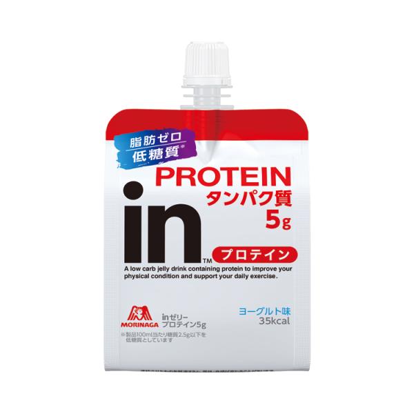 他サイト： inゼリー　プロテイン5g / 180g×6個入（森永製菓）の商品画像