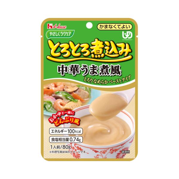 やさしくラクケア　とろとろ煮込み　中華うま煮風 / 091230　80g（ハウスギャバン）