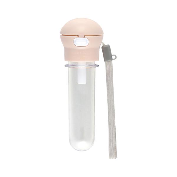 ●サイズ／直径4.8×高さ24.6cm●重さ／37g●材質／キャップ・本体：ポリプロピレン、ケース：AS樹脂、ストロー：ポリエチレン●耐熱温度／本体：100℃、ストロー：70℃●付属品／500mL用ロングチューブ、350mL用ショートチュー...