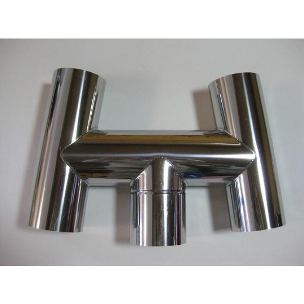 [Release date: April 19, 2013]薪ストーブにかかせないステンレス煙突です。