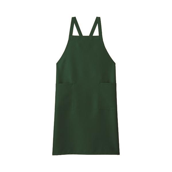 ボンマックス 胸当てエプロン FK7168A−4 グリーン