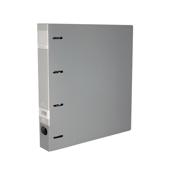 セキセイ ロックリングファイルA4S 4穴 F−534 グレー F