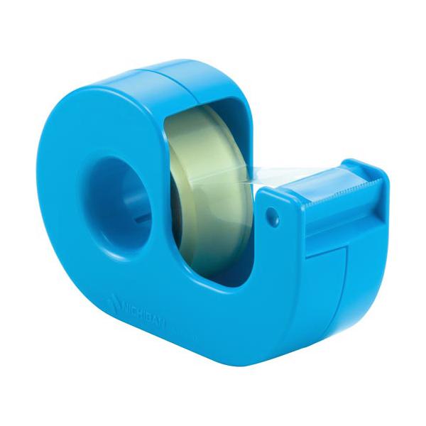 ニチバン セロテープ小巻 カッター付き 15mm×9m スカイブルー CT-15DCS