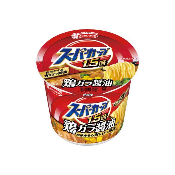 他サイト： エースコック ＃スーパーカップMAX しょうゆ 12個入 235727の商品画像