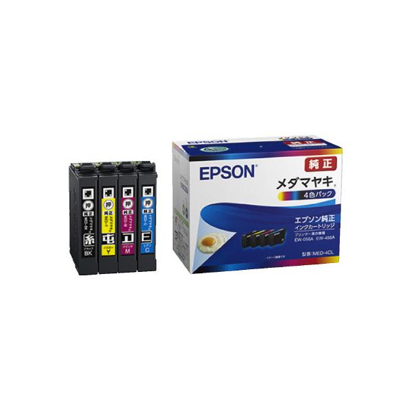 エプソン EPSON インクカートリッジ メダマヤキ 4色パック MED-4CL