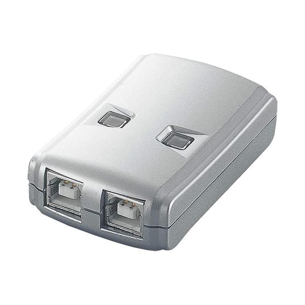 エレコム ＵＳＢ２．０手動切替器　２切替　ＵＳＳ２−Ｗ２ ＵＳＳ２−Ｗ２