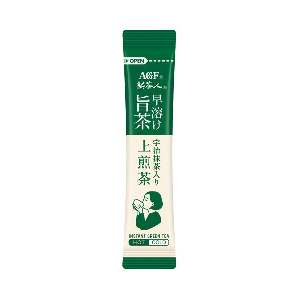 他サイト： 味の素AGF ＃新茶人 早溶け旨茶宇治抹茶入り煎茶 インスタント スティック 100本 91057の商品画像