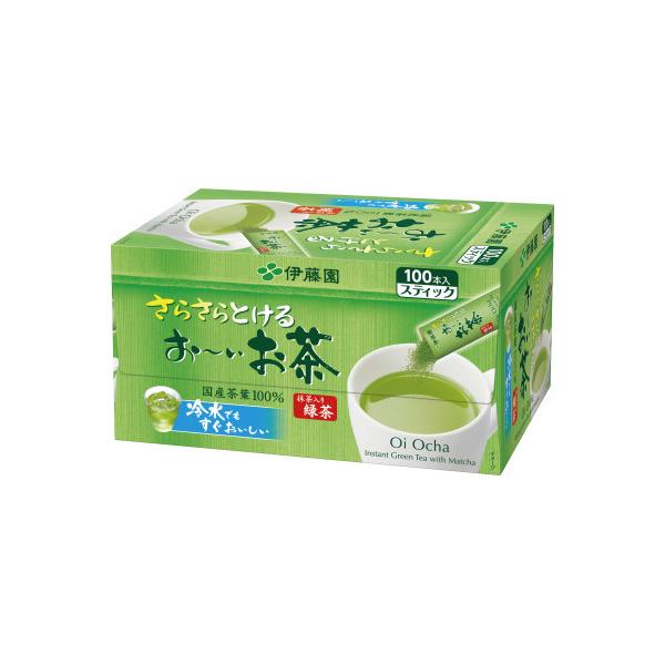 伊藤園 ＃さらさらとける お〜いお茶抹茶入り緑茶 0．8g×100本 12120
