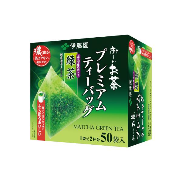 伊藤園 ＃お〜いお茶プレミアムティーバッグ 宇治抹茶入り緑茶 1．8g×50バッグ 12236 ★10個パック