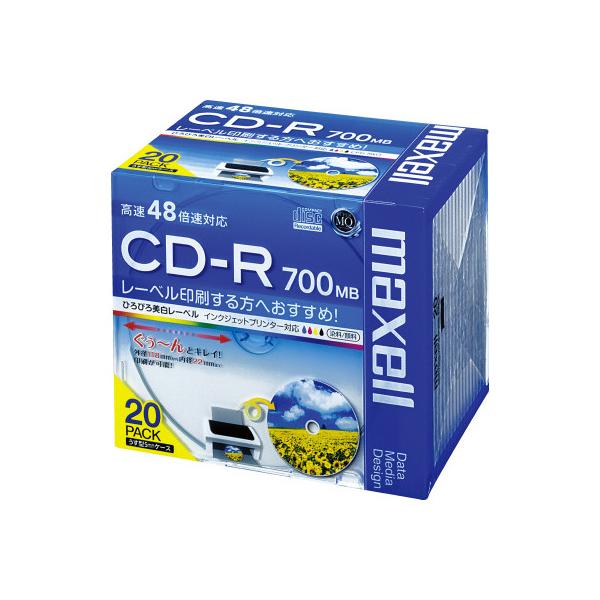 マクセル データ用ＣＤＲ ２０枚 ＩＪＰ対応 ＣＤＲ７００ＳＷＰＳ１Ｐ２０Ｓ品番：CDR700SWPS1P20SJANコード:4902580507695※メーカーの都合によりパッケージ及び内容量などが予告なく変更される場合があります。