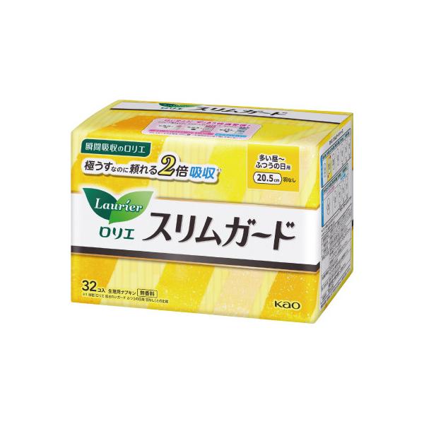 花王 ロリエ スリムガード しっかり昼用 羽なし ３２枚入り ２７７２１３品番：277213JANコード:4901301277213※メーカーの都合によりパッケージ及び内容量などが予告なく変更される場合があります。