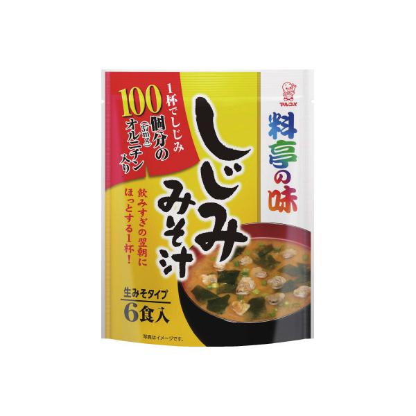 他サイト： マルコメ ＃お徳用 料亭の味 しじみ 6食 129046の商品画像