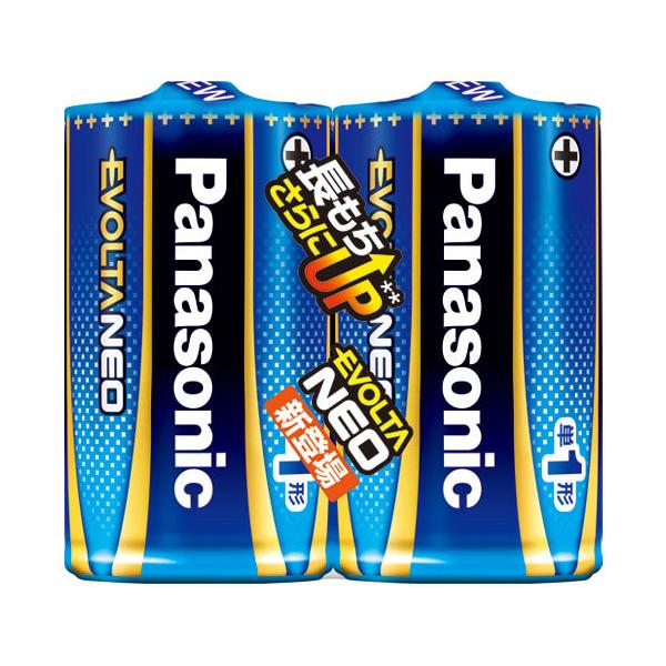 Ｐａｎａｓｏｎｉｃ 乾電池エボルタネオ単１形　２本　ＬＲ２０ＮＪ／２ＳＥ ＬＲ２０ＮＪ／２ＳＥ ★10個パック