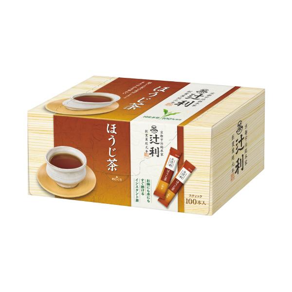他サイト： 片岡物産 ※辻利　インスタントほうじ茶　０．８ｇ×１００本 ２０４０４１の商品画像