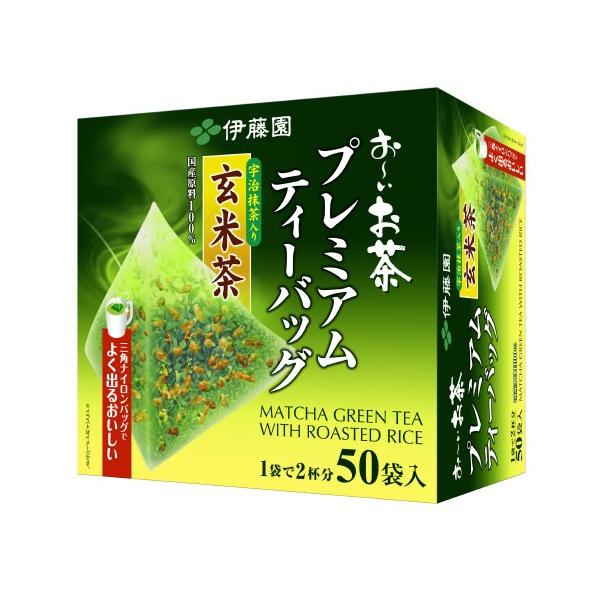 伊藤園 ※プレミアムティーバッグ　抹茶入玄米茶５０Ｐ ＿ ★10個パック
