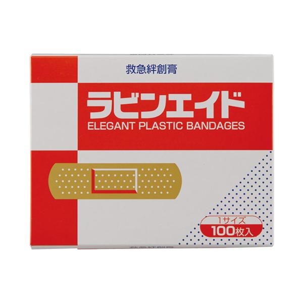 他サイト： リバテープ製薬 救急絆創膏ラビンエイド　６０５３４ ６０５３４の商品画像