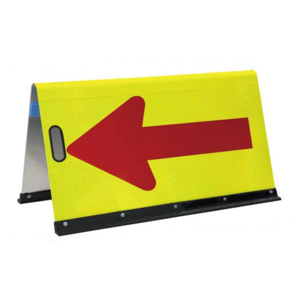 ・公団型方向指示板・NETIS登録済み・蛍光イエロープリズム反射・取手付き・型式 : JHB-500PK・サイズ : 500×900mm・材質 : アルミ2mm・入り数 : 1台・メーカー : 安全興業(株)・メーカー直送品・北海道、沖縄ほ...