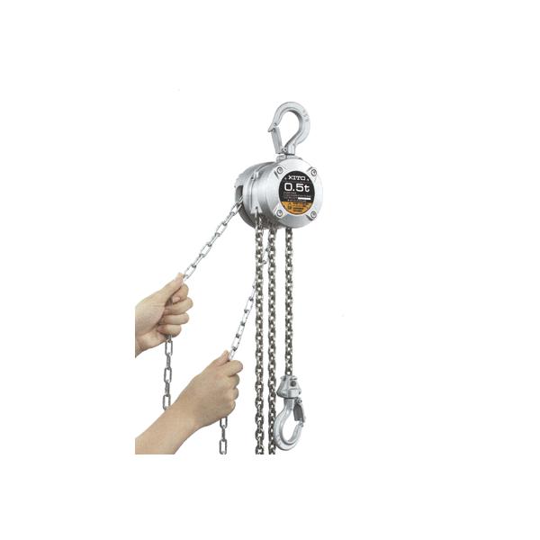 KITO キトー　手動　チェーンブロック　1t KITO キトー マイティ CB005 手動チェーンブロック 500kg 0.5t 2.5m